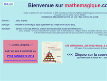 Tablet Screenshot of mathemagique.com